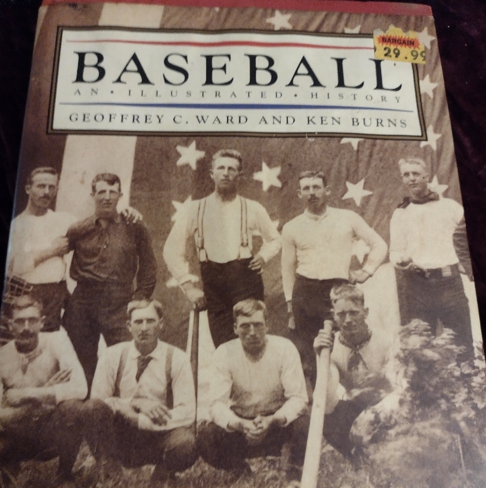 Baseball an illustrated history by Geoffrey C. Ward and Ken Burns.